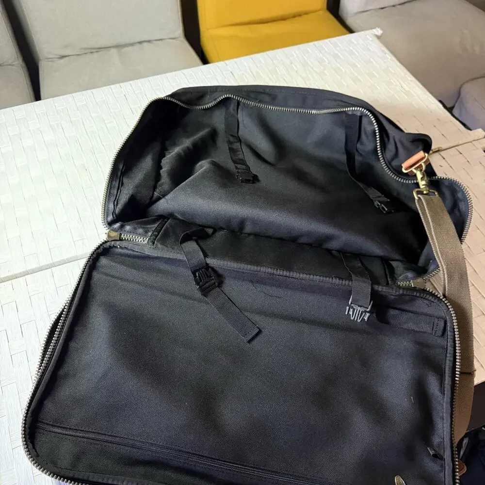 Tumi Dakota Weekender Carry On Bag Black Brown with Original Lock & Keys Travel